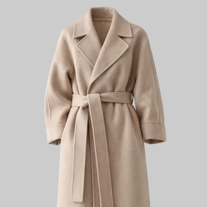Hayley Elegant Belted Coat | Alaric & Cyniora London