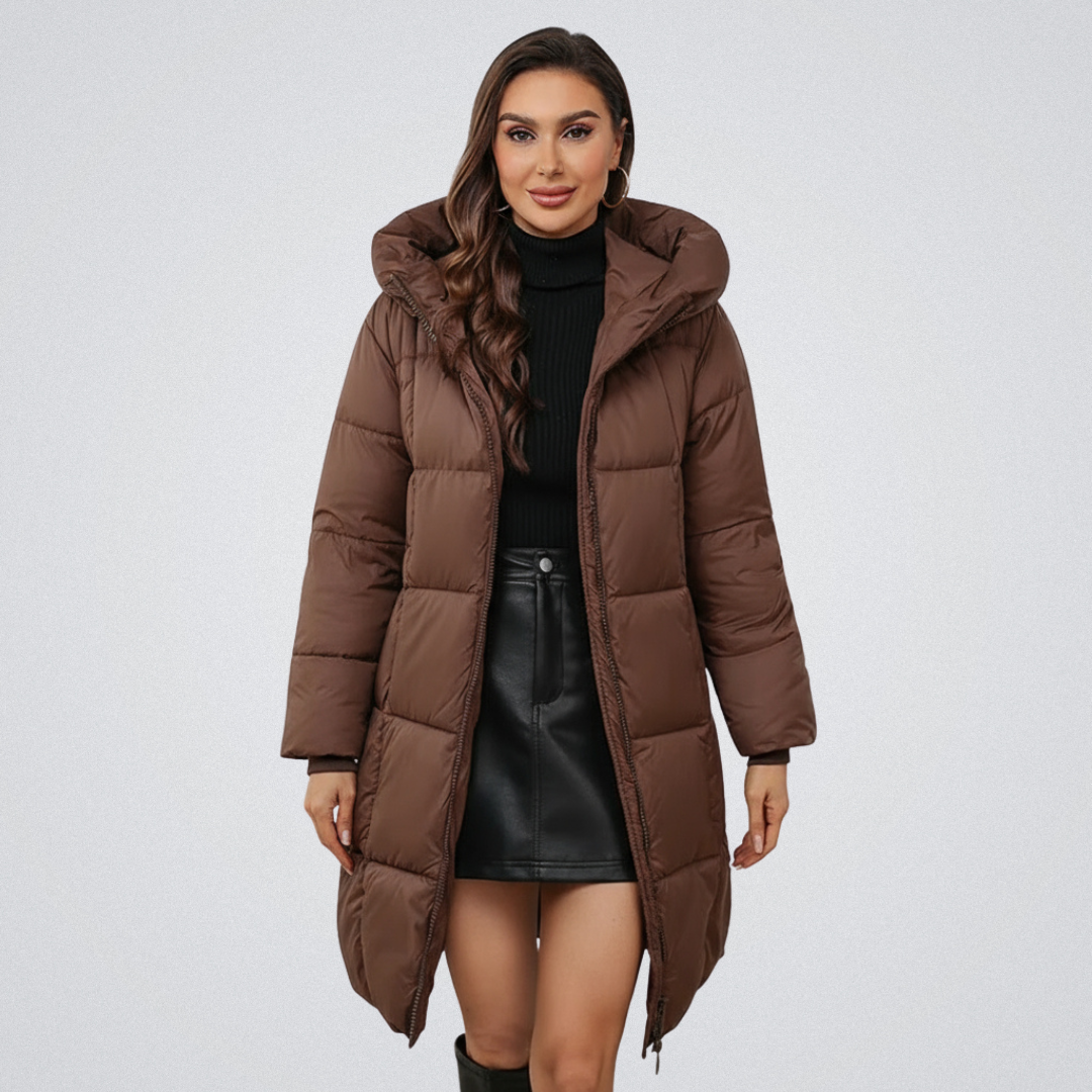 Ariah Elegant Puffer Coat | Alaric & Cyniora London