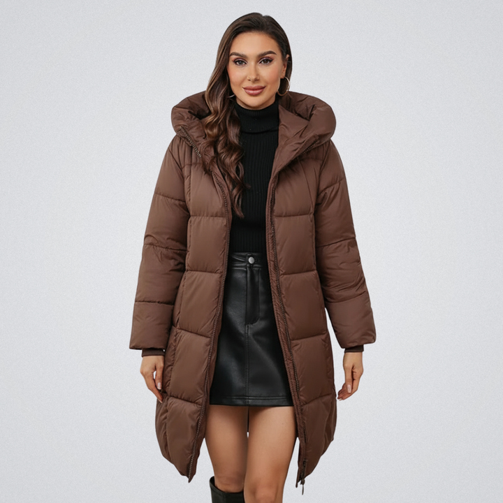 Ariah Elegant Puffer Coat | Alaric & Cyniora London