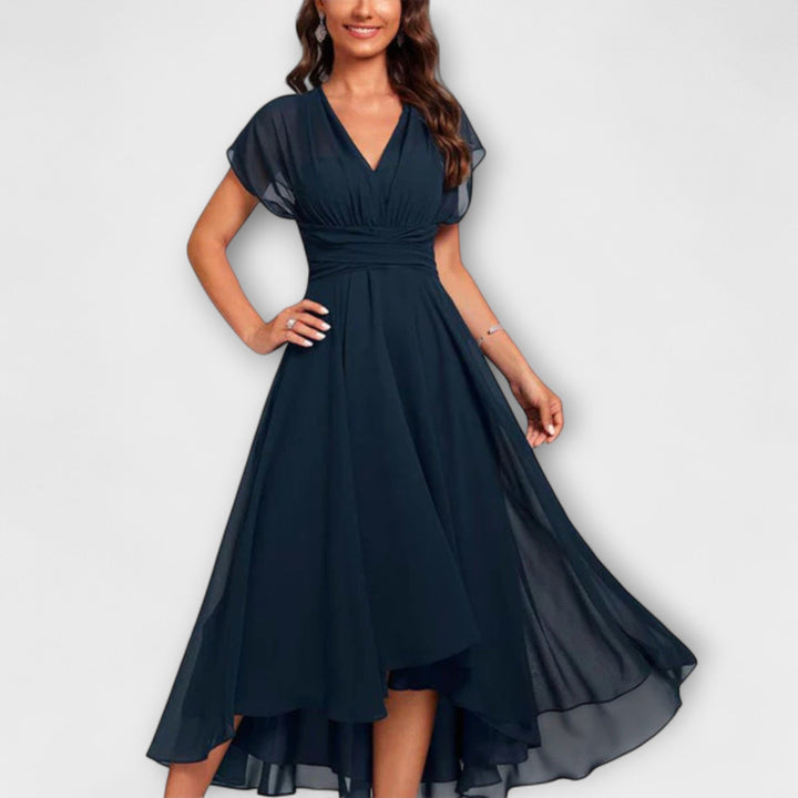 Clarissa V-Neck Maxi Dress | Alaric & Cyniora London
