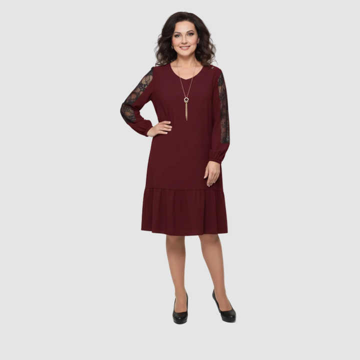 Laila Elegant Midi Dress | Alaric & Cyniora London