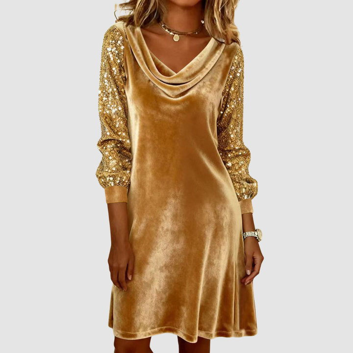 Jhanna Elegant Midi Dress | Alaric & Cyniora London