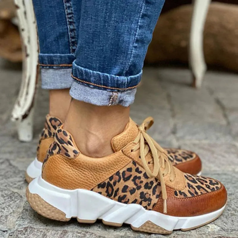 Crizzy Comfortable Leopard Sneakers | Alaric & Cyniora London