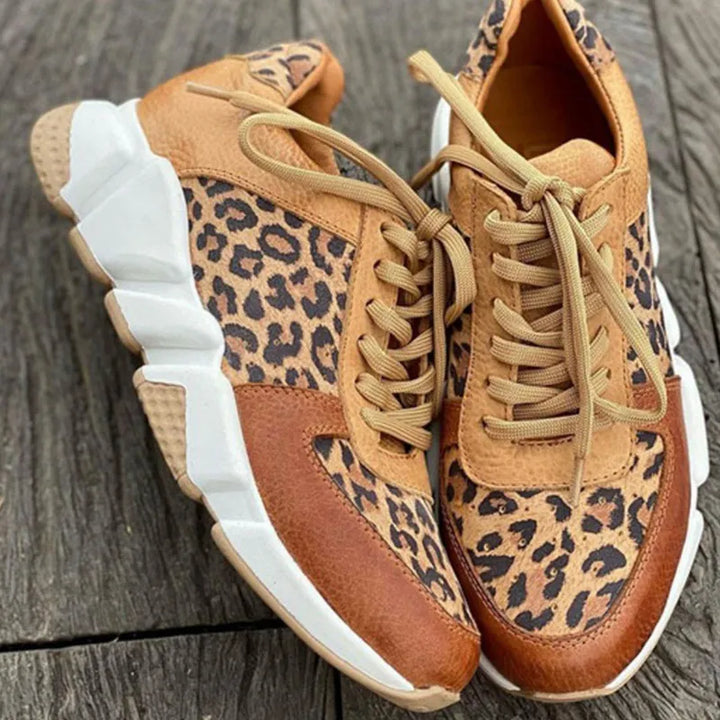 Crizzy Comfortable Leopard Sneakers | Alaric & Cyniora London