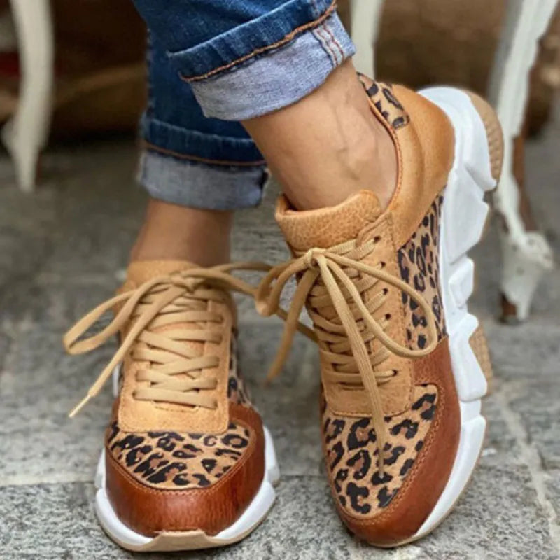 Crizzy Comfortable Leopard Sneakers | Alaric & Cyniora London
