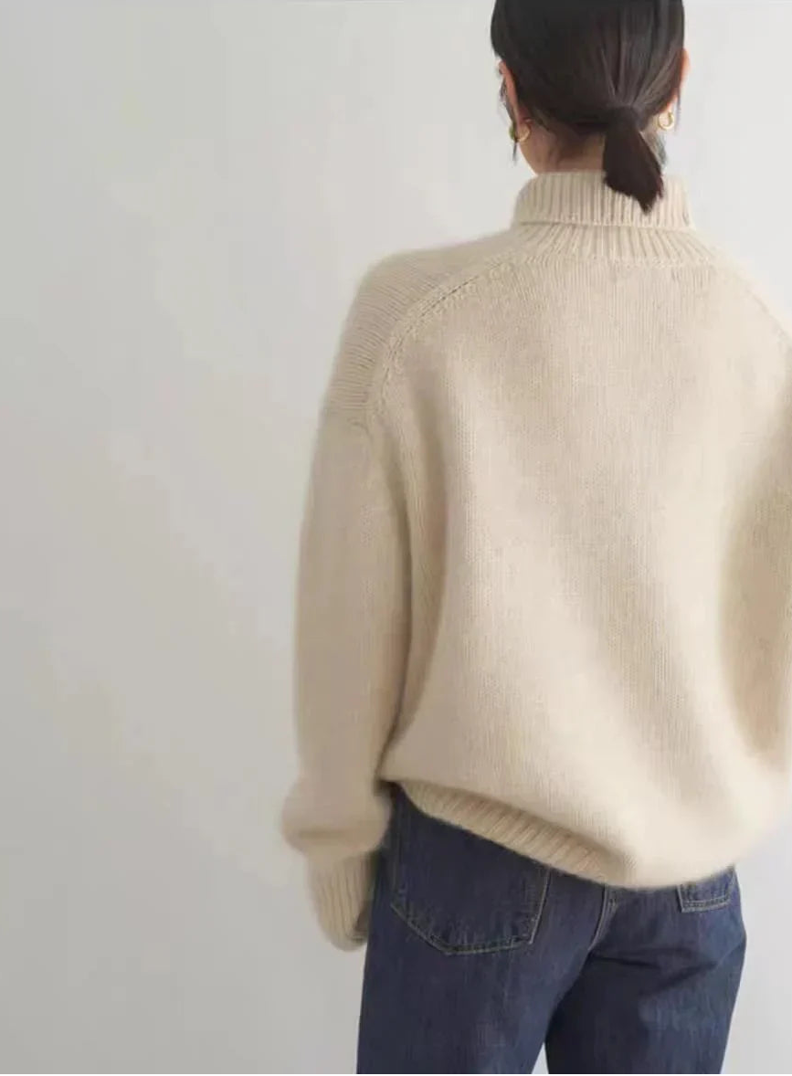 Lottie Cashmere Turtleneck Jumper | Alaric & Cyniora London