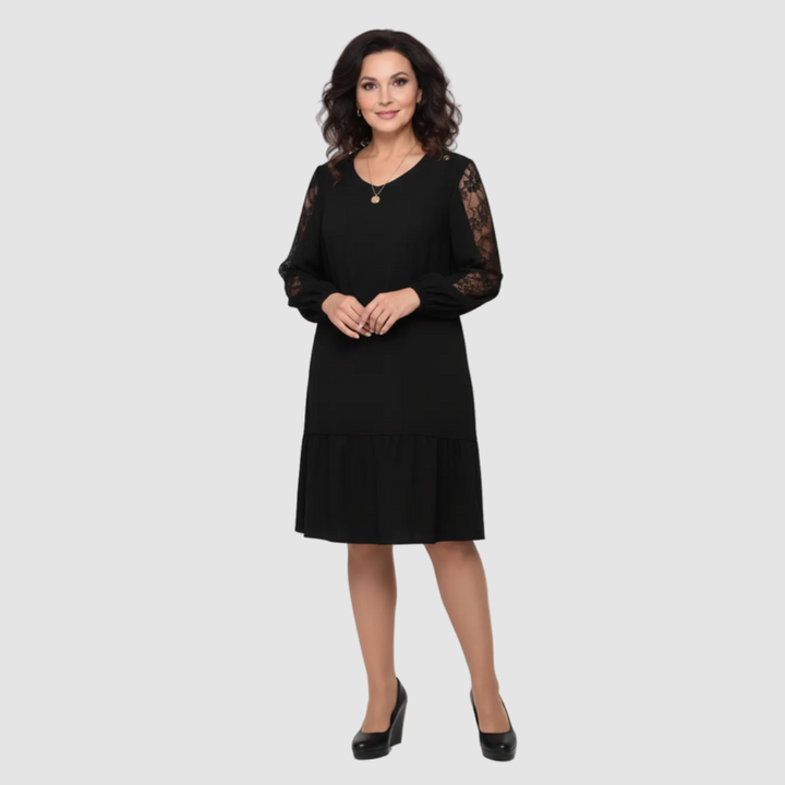 Laila Elegant Midi Dress | Alaric & Cyniora London