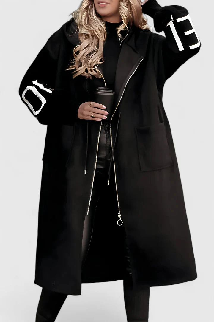 Vaye Elegant Hooded Coat | Alaric & Cyniora London