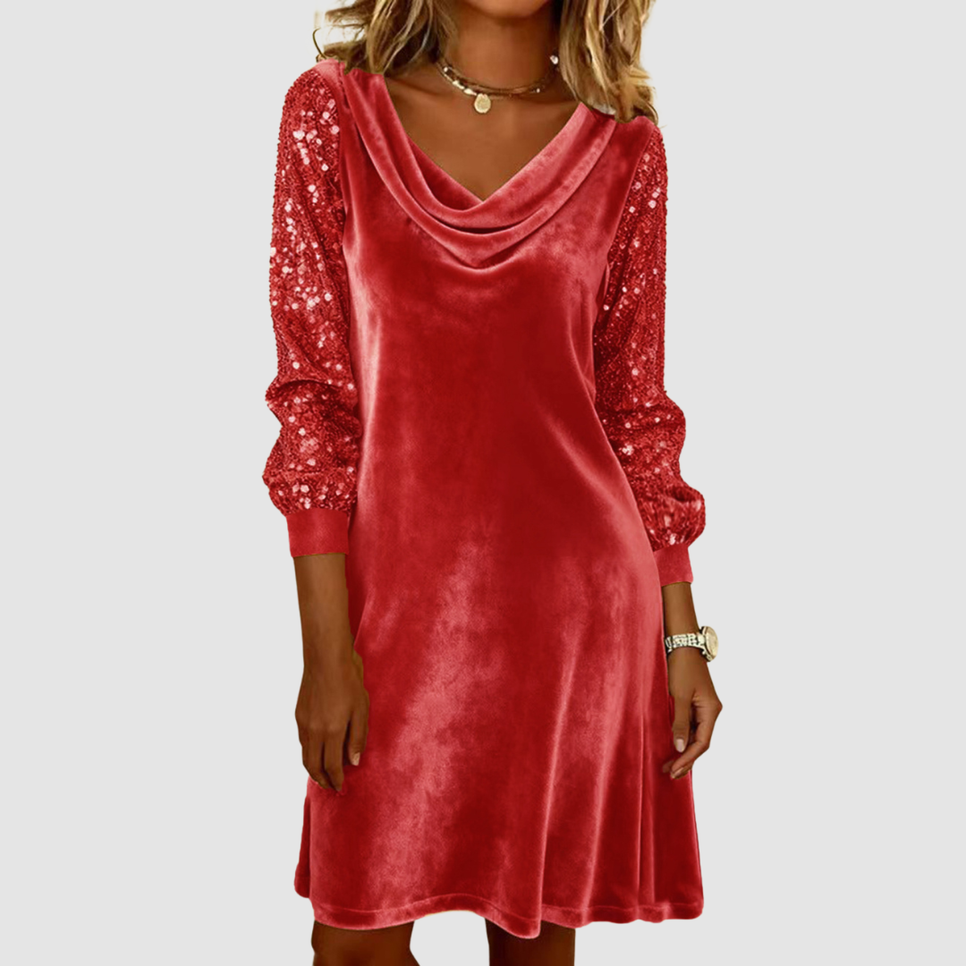 Jhanna Elegant Midi Dress | Alaric & Cyniora London