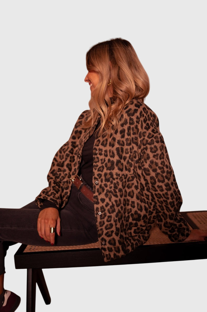Elodie Stylish Leopard Jacket | Alaric & Cyniora London