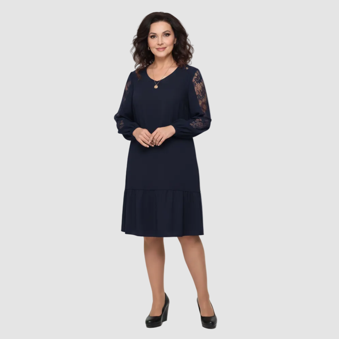 Laila Elegant Midi Dress | Alaric & Cyniora London