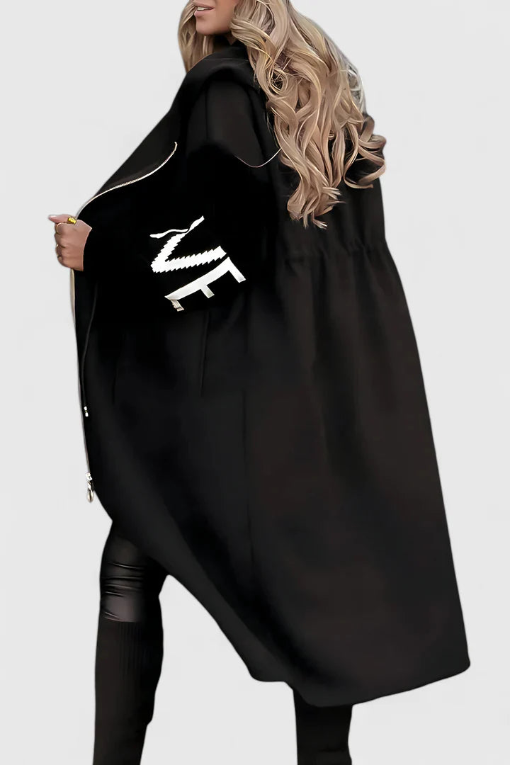 Vaye Elegant Hooded Coat | Alaric & Cyniora London