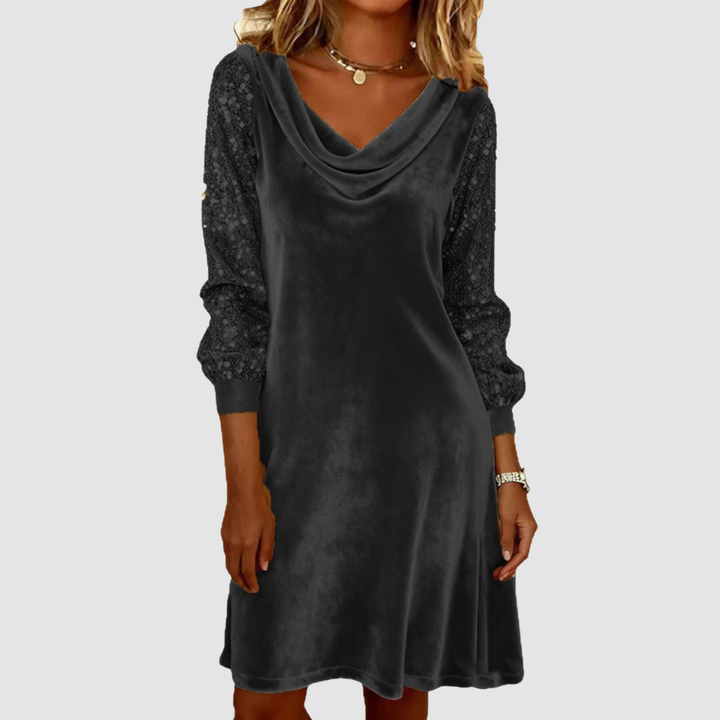 Jhanna Elegant Midi Dress | Alaric & Cyniora London