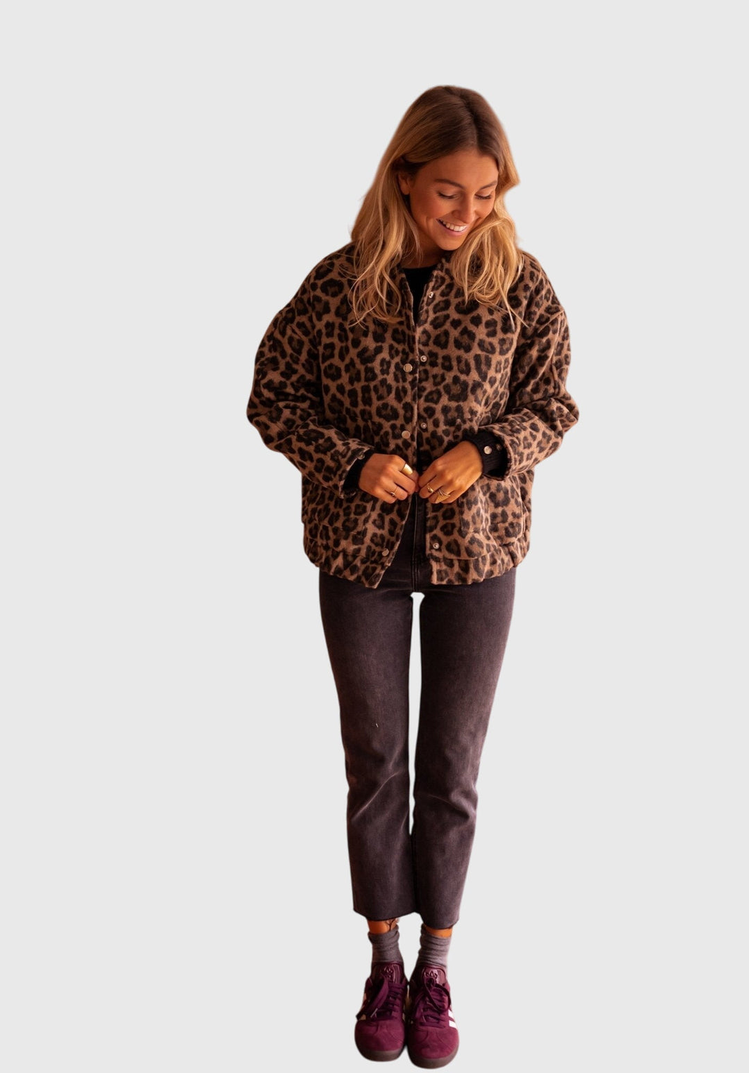 Elodie Stylish Leopard Jacket | Alaric & Cyniora London