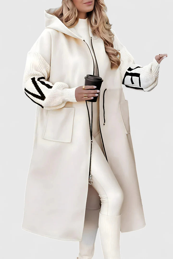 Vaye Elegant Hooded Coat | Alaric & Cyniora London