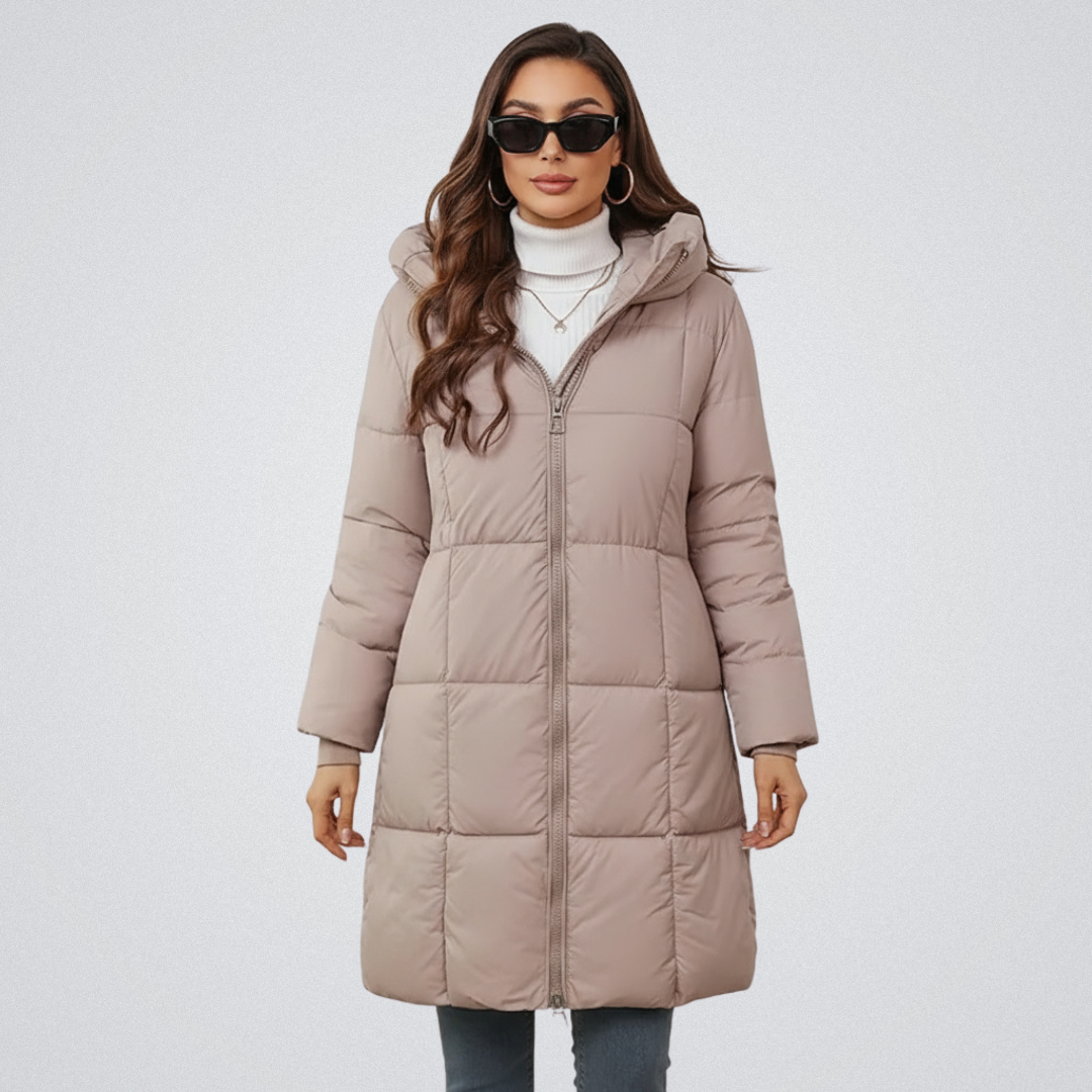 Ariah Elegant Puffer Coat | Alaric & Cyniora London