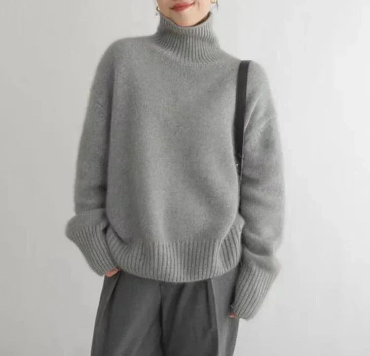 Lottie Cashmere Turtleneck Jumper | Alaric & Cyniora London