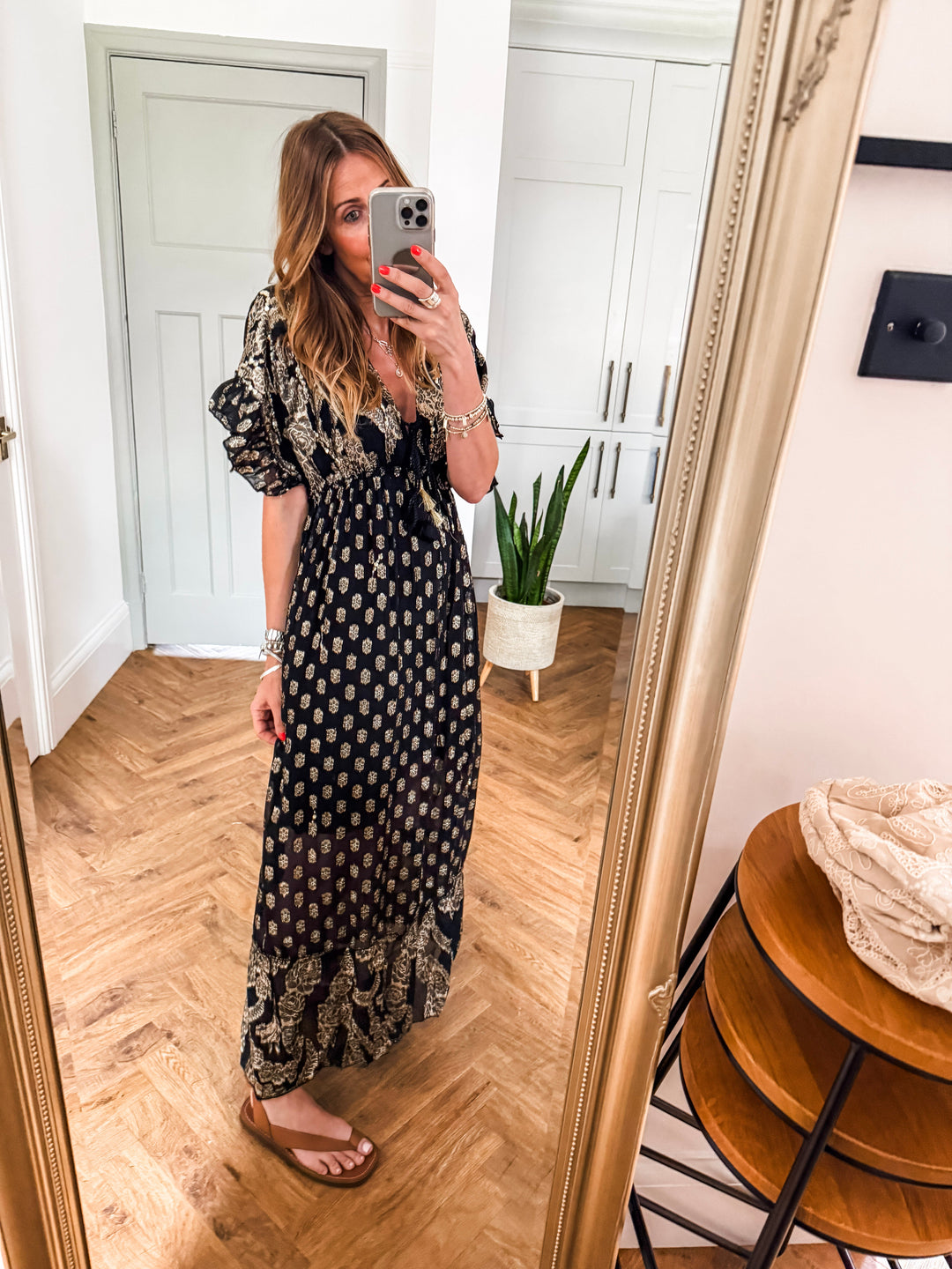 Jacquard Boho Maxi Dress