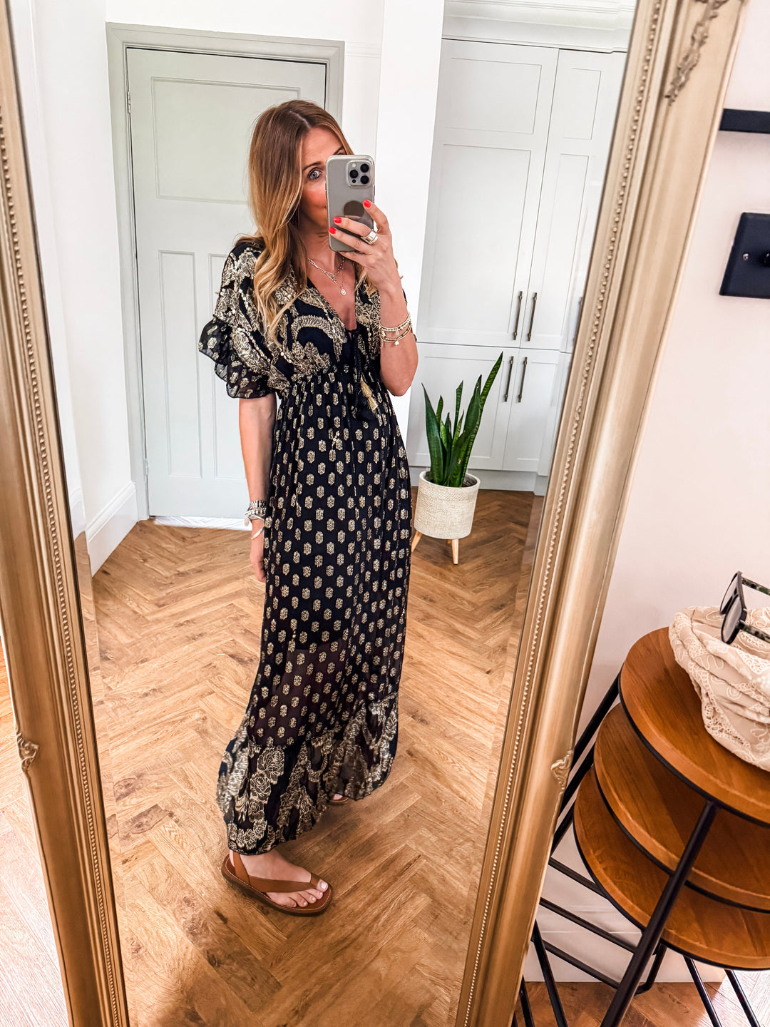 Jacquard Boho Maxi Dress