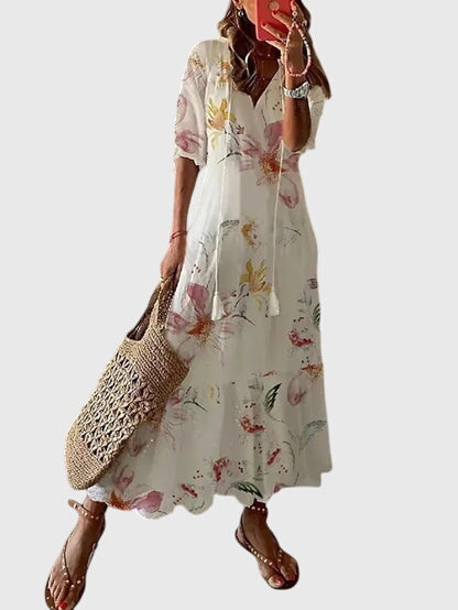 Amalia Boho Vintage Summer Dress | Alaric & Cyniora London