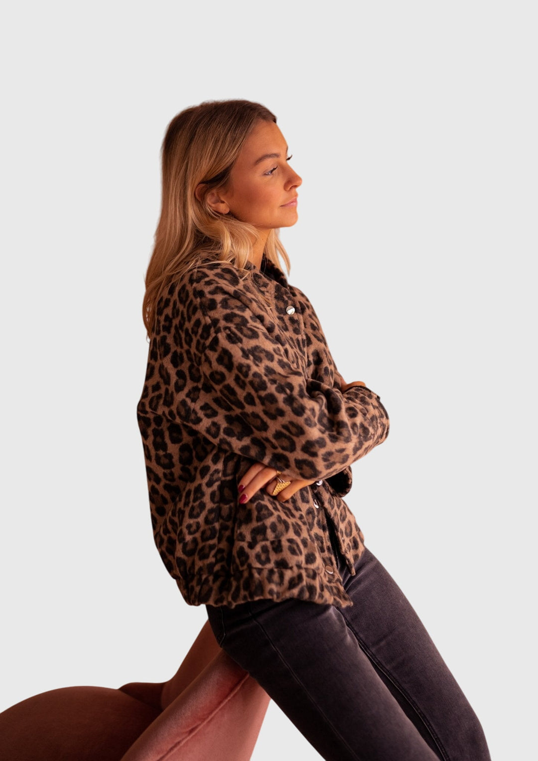 Elodie Stylish Leopard Jacket | Alaric & Cyniora London