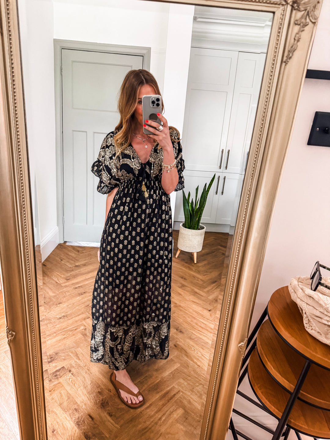Jacquard Boho Maxi Dress