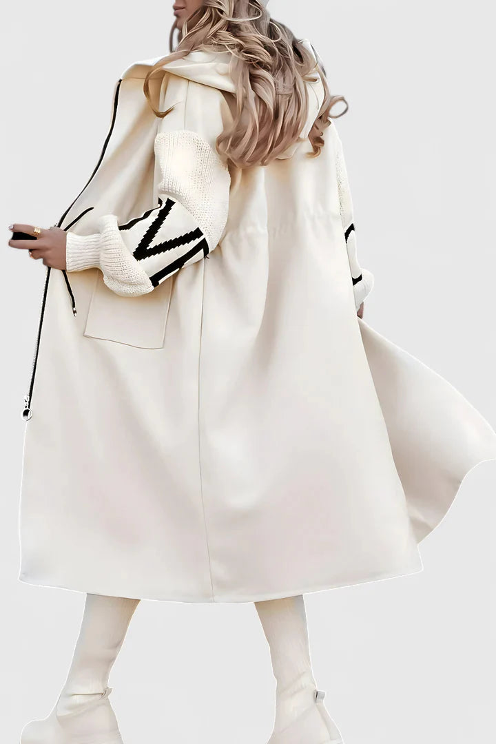 Vaye Elegant Hooded Coat | Alaric & Cyniora London
