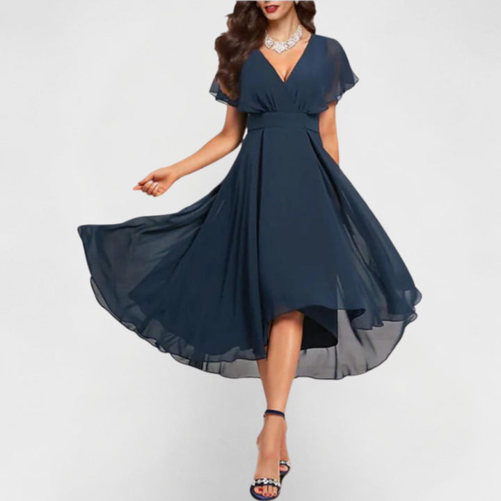 Clarissa V-Neck Maxi Dress | Alaric & Cyniora London