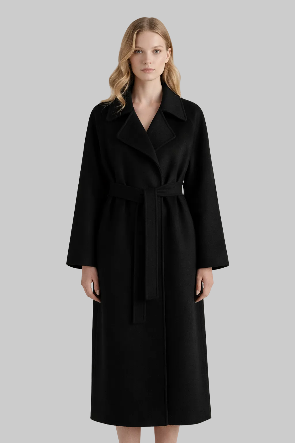 Hayley Elegant Belted Coat | Alaric & Cyniora London