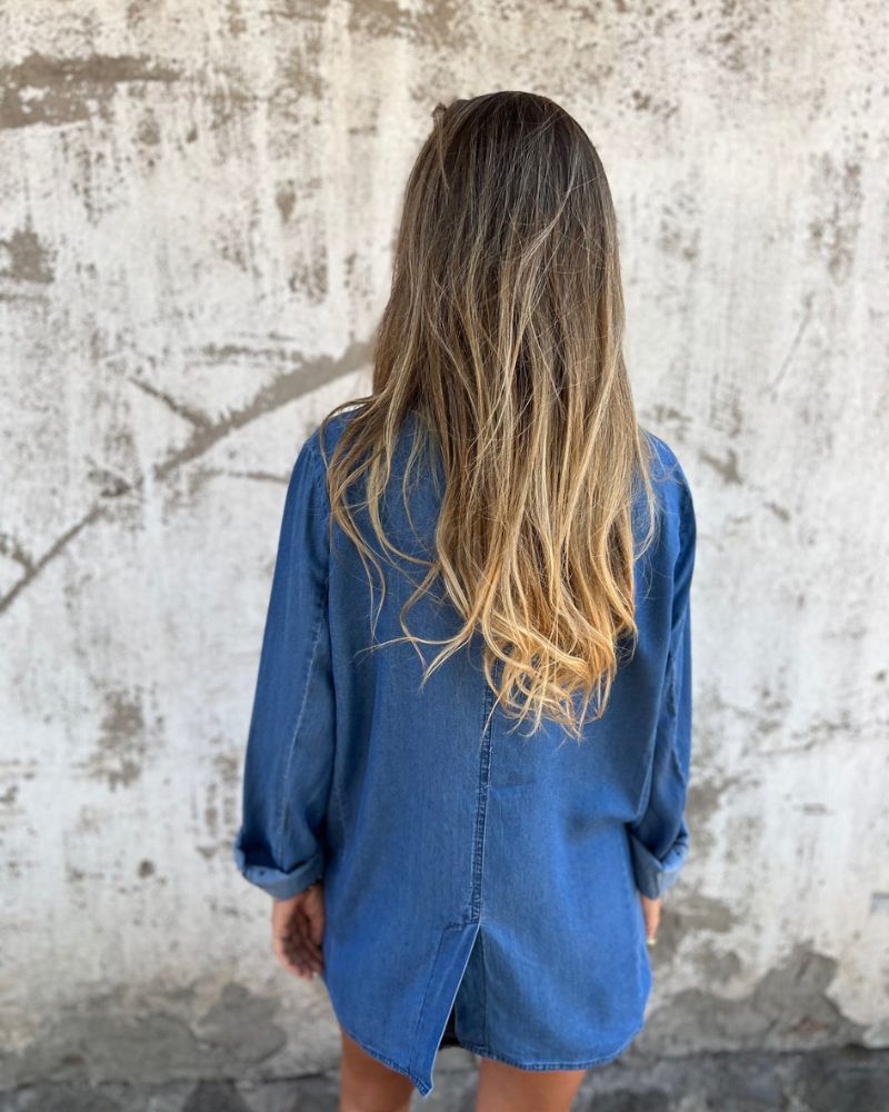 Flurina Casual Denim Blazer | Alaric & Cyniora London