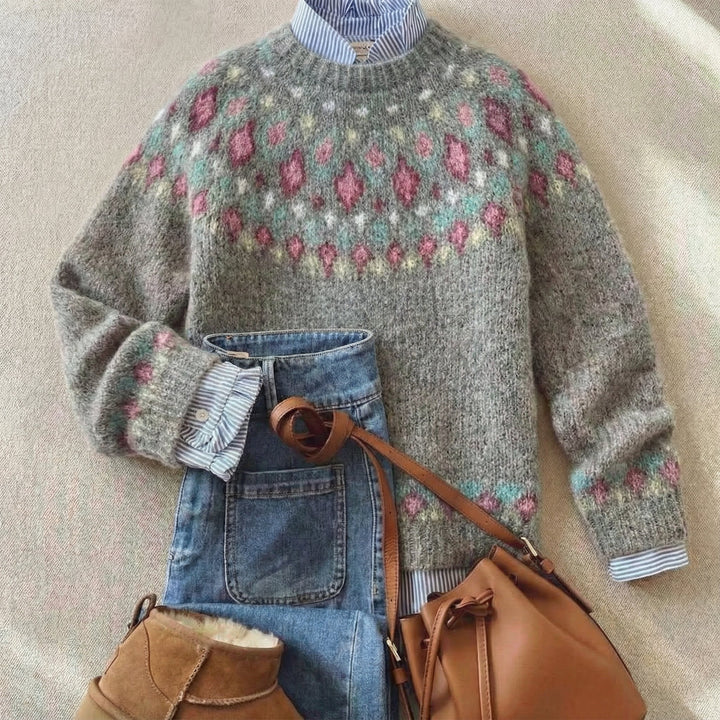 Joyce Nordic Pattern Jumper | Alaric & Cyniora London