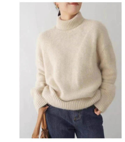 Lottie Cashmere Turtleneck Jumper | Alaric & Cyniora London