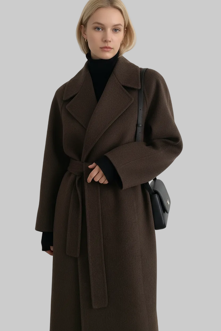 Hayley Elegant Belted Coat | Alaric & Cyniora London