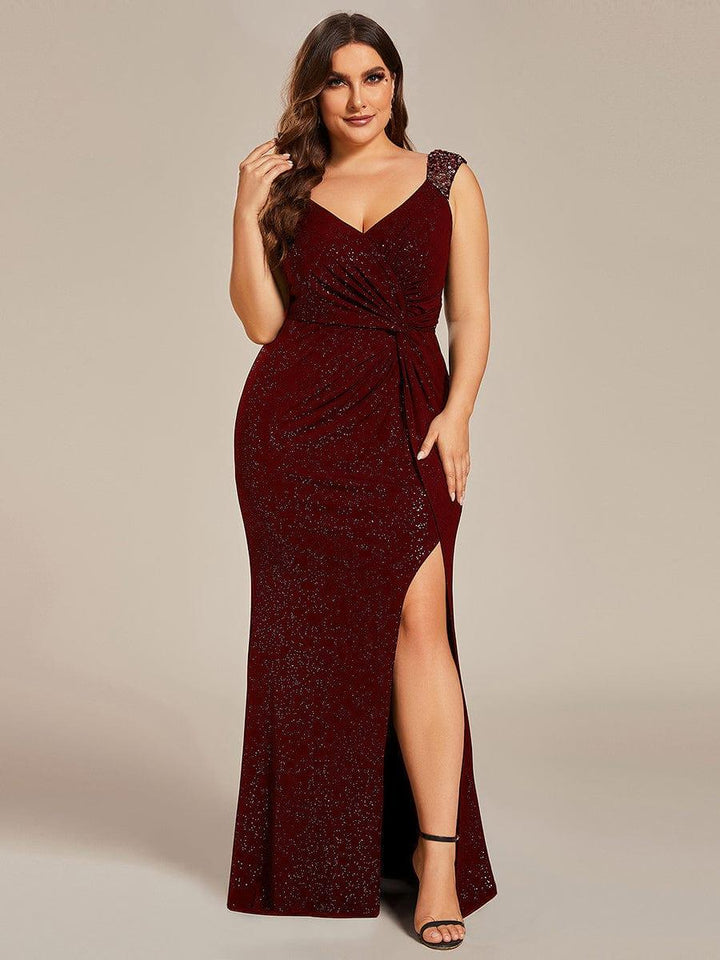 ever NOIRE|Elegant Sequin Prom Dress