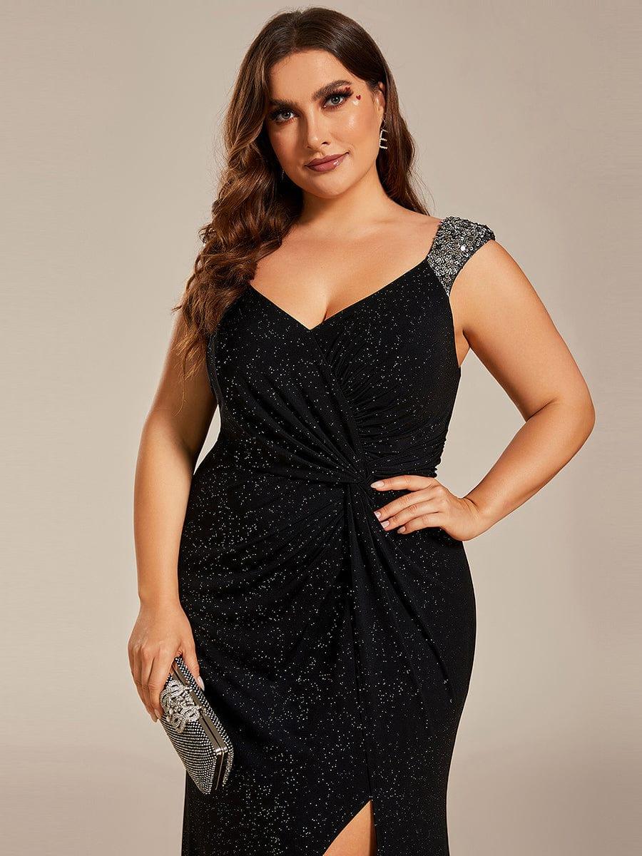 ever NOIRE|Elegant Sequin Prom Dress