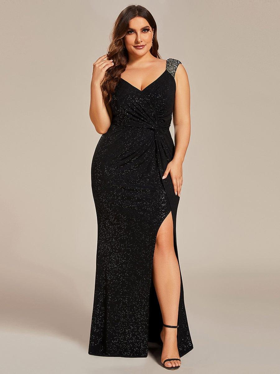 ever NOIRE|Elegant Sequin Prom Dress