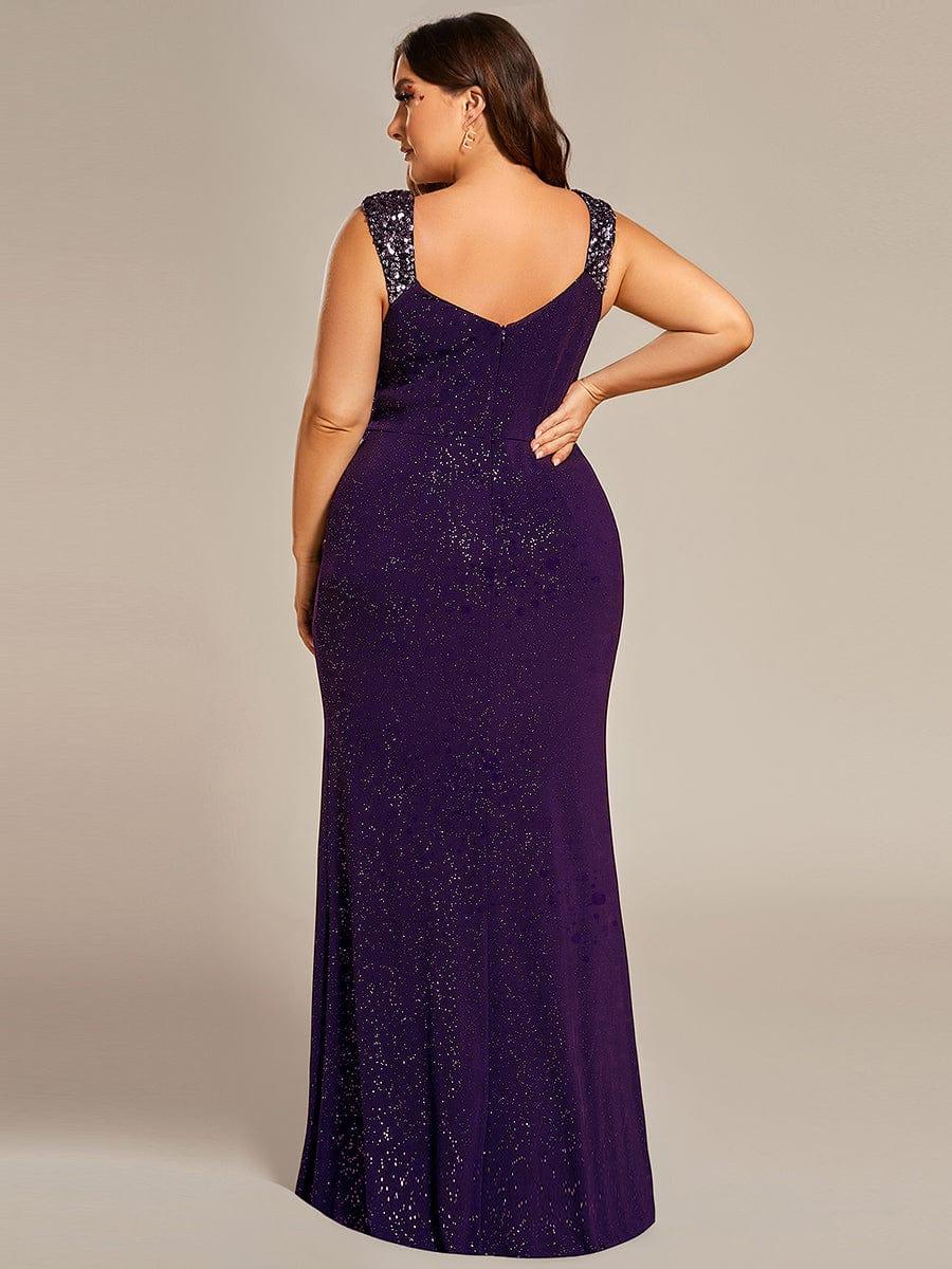ever NOIRE|Elegant Sequin Prom Dress