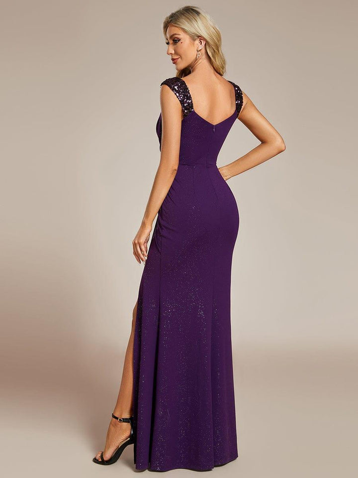 ever NOIRE|Elegant Sequin Prom Dress