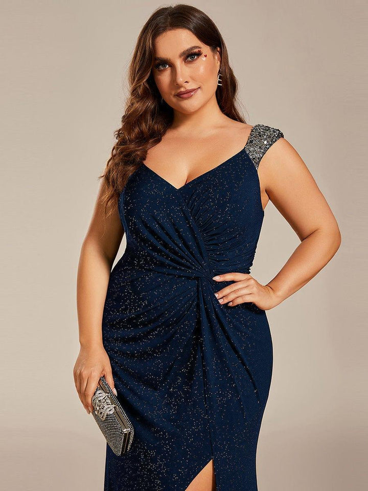 ever NOIRE|Elegant Sequin Prom Dress
