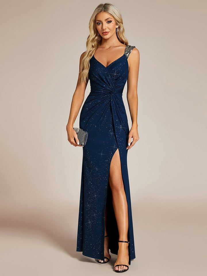 ever NOIRE|Elegant Sequin Prom Dress