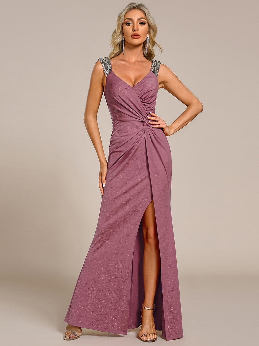 ever NOIRE|Elegant Sequin Prom Dress