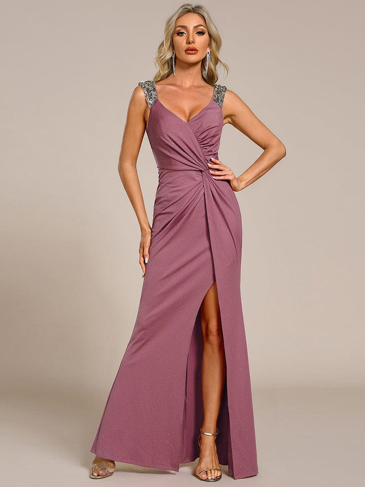 ever NOIRE|Elegant Sequin Prom Dress