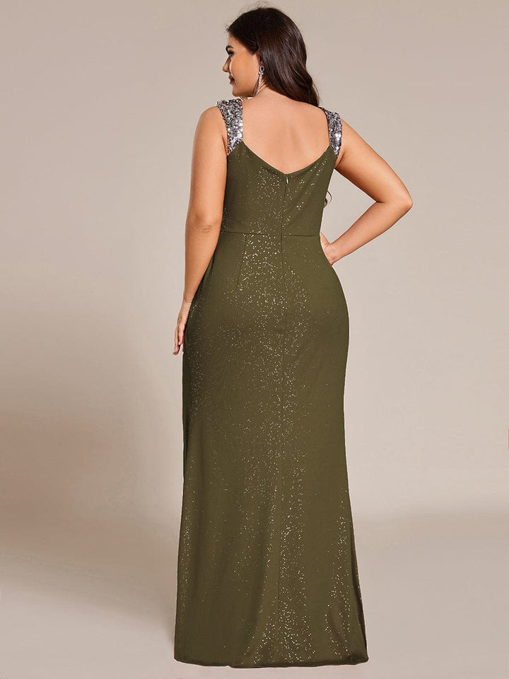 ever NOIRE|Elegant Sequin Prom Dress