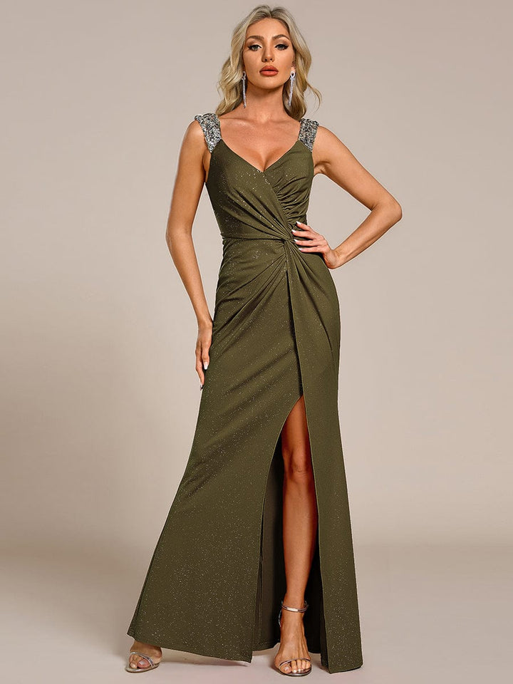 ever NOIRE|Elegant Sequin Prom Dress