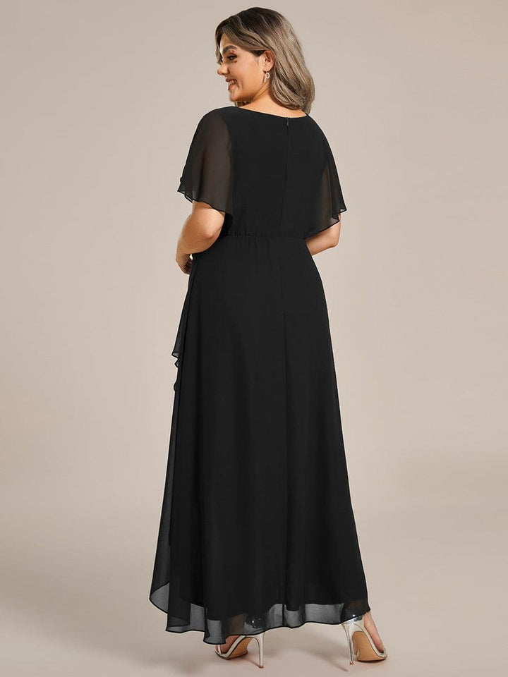 Lilas Chiffon A-Line Dress | Alaric & Cyniora London
