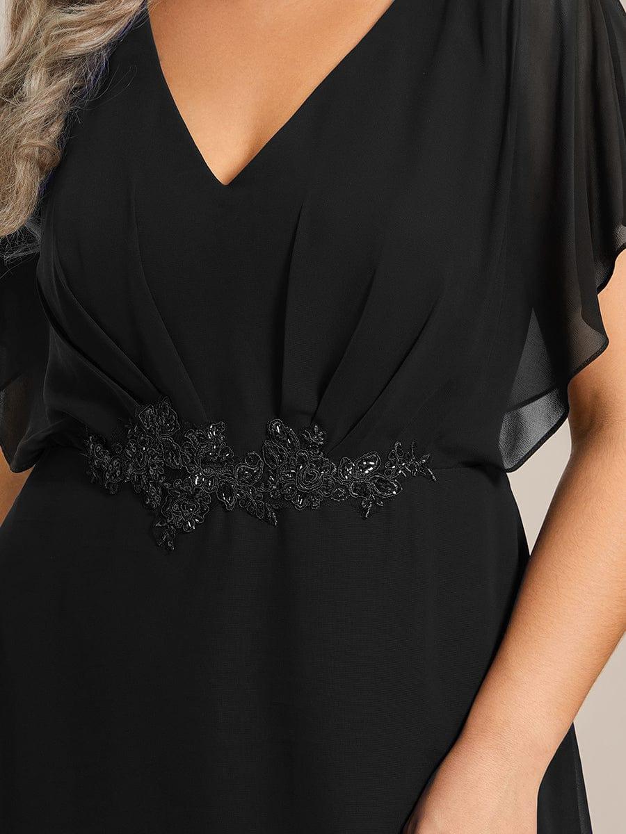 Lilas Chiffon A-Line Dress | Alaric & Cyniora London