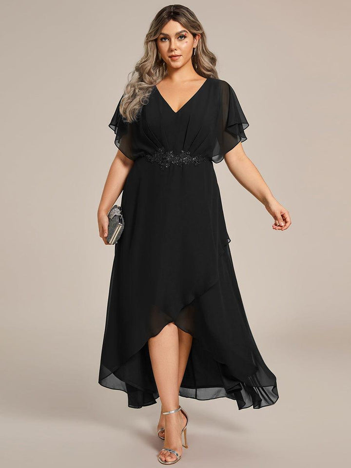 Lilas Chiffon A-Line Dress | Alaric & Cyniora London