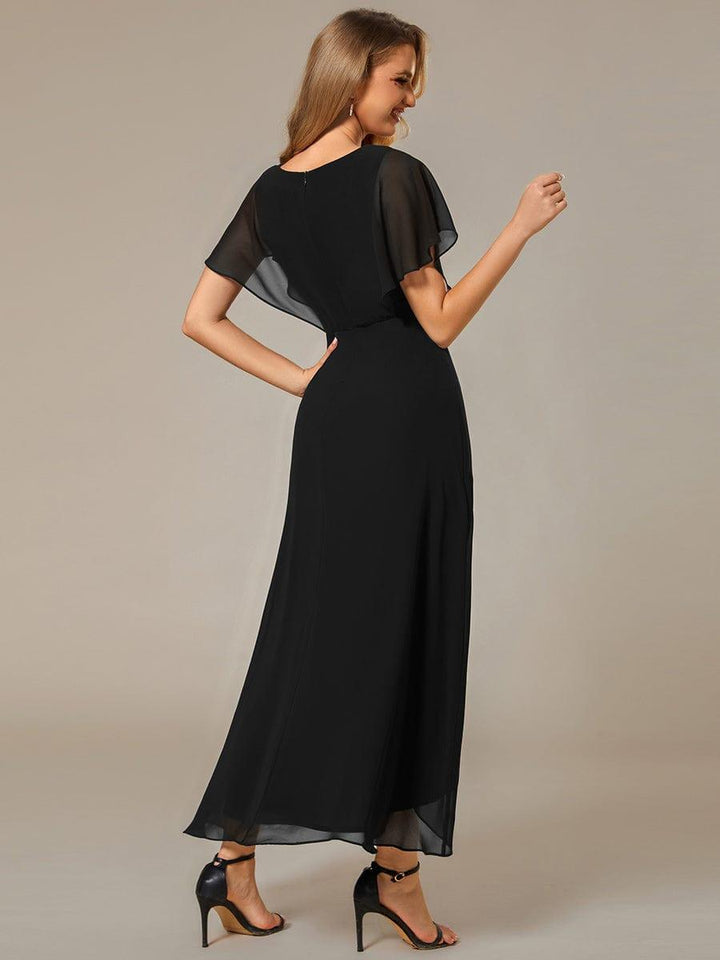 Lilas Chiffon A-Line Dress | Alaric & Cyniora London