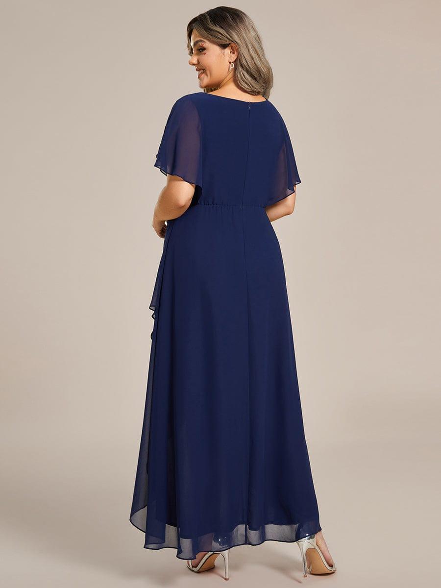 Lilas Chiffon A-Line Dress | Alaric & Cyniora London