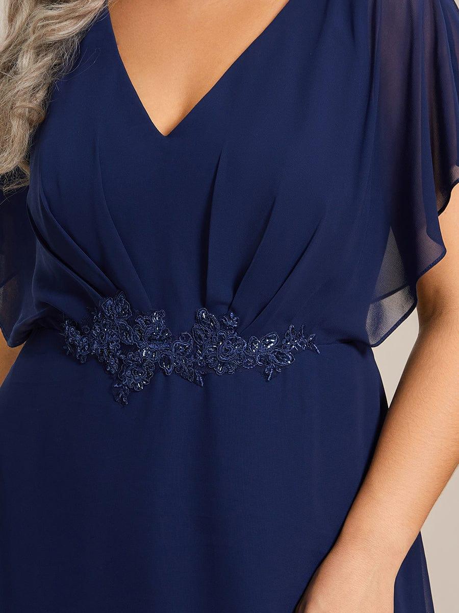 Lilas Chiffon A-Line Dress | Alaric & Cyniora London